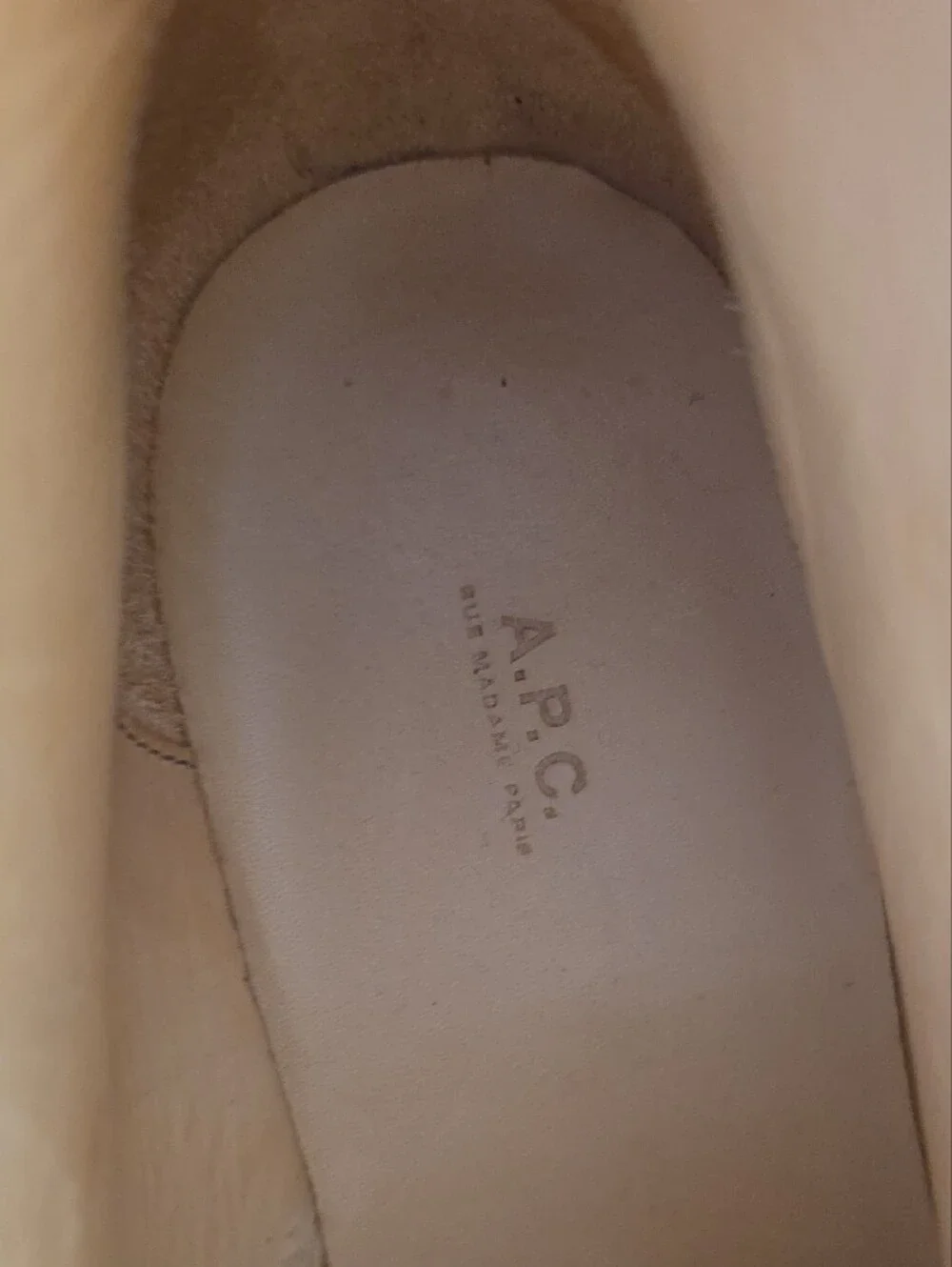 A.P.C. Men's Brown Suede Chukka Desert Boots Made In Portugal